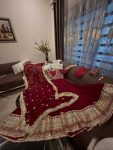 MODERN GEORGETTE EMBROIDERY WITH SEQUENCE WORK GOWN BOTTOM WITH DUPATTA PARTY WEAR WHOLESALE PRICE ETHNIC GARMENT (2)