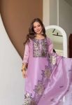 MODERN GMC SILK EMBROIDERY WORK TOP BOTTOM WITH DUPATTA FESTIVAL WEAR WHOLESALE PRICE ETHNIC GARMENT (11)