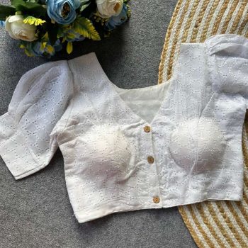 MODERN HAKOBA COTTON  READY TO WEAR BLOUSE