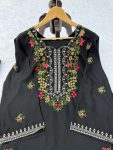 MODERN RAYON THREAD WORK CO-ORD SET OFFICE WEAR WHOLESALE PRICE ETHNIC GARMENT (6)