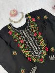 MODERN RAYON THREAD WORK CO-ORD SET OFFICE WEAR WHOLESALE PRICE ETHNIC GARMENT (6)