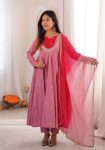 MODERN ROMAN SILK EMBROIDERY SEQUENCE WITH REAL MIRROR WORK GOWN BOTTOM WITH DUPATTA CASUAL WEAR WHOLESALE PRICE ETHNIC GARMENT (2)