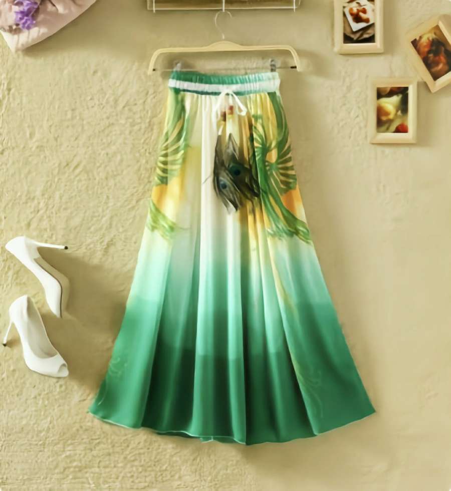 MODERN SILK DIGITAL PRINT SKIRT PARTY WEAR WHOLESALE PRICE ETHNIC GARMENT (4)