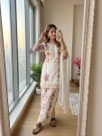 MODERN STAR GEORGETTE EMBROIDERY SEQUENCE WORK TOP PALAZZO WITH DUPATTA FESTIVE WEAR WHOLESALE PRICE ETHNIC GARMENT (10)