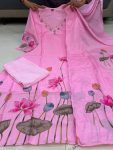 MOST PICKED CHINON HAND WORK TOP BOTTOM WITH DUPATTA DAILY WEAR WHOLESALE PRICE ETHNIC GARMENT (8)