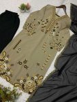 MOST PICKED ROMAN EMBROIDERY WORK TOP PALAZZO WITH DUPATTA CASUAL WEAR WHOLESALE PRICE ETHNIC GARMENT (5)