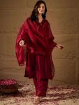 NEW AEEIVAL VICHITRA SILK TOP BOTTOM WITH DUPATTA DAILY WEAR WHOLESALE PRICE ETHNIC GARMENT (2)