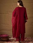 NEW AEEIVAL VICHITRA SILK TOP BOTTOM WITH DUPATTA DAILY WEAR WHOLESALE PRICE ETHNIC GARMENT (2)