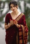 NEW ARRIVAL BANARASI SOFT LICHI SILK JACQUARD WORK SAREE WITH UNSTITCHED BLOUSE FESTIVAL WEAR WHOLESALE PRICE ETHNIC GARMENT (5)