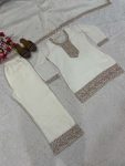NEW ARRIVAL CRUNCHY SILK EMBROIDERY WORK TOP PALAZZO WITH DUPATTA FORMAL WEAR WHOLESALE PRICE ETHNIC GARMENT (2)