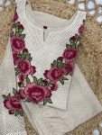 NEW ARRIVAL JUTE COTTON MULTI EMBROIDERY THREAD WORK CO-ORD SET DAILY WEAR WHOLESALE PRICE ETHNIC GARMENT (2)