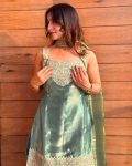 RICH LOOK FANDY SILK SEQUENCE EMBROIDERY TOP PALAZZO WITH DUPATTA WEDDING WEAR WHOLESALE PRICE ETHNIC GARMENT (5)