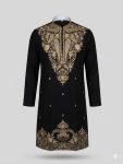 RICH LOOK LACHKA GOLD EMBROIDERY KURTA PENT WEDDING WEAR WHOLESALE PRICE ETHNIC GARMENT (3)
