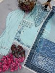 RICH LOOK SATIN RAYON EMBROIDERY WORK WITH FANCY GPU LACE BORDER WORK TOP PATIYALA WITH DUPATTA FESTIVE WEAR WHOLESALE PRICE ETHNIC GARMENT (9)