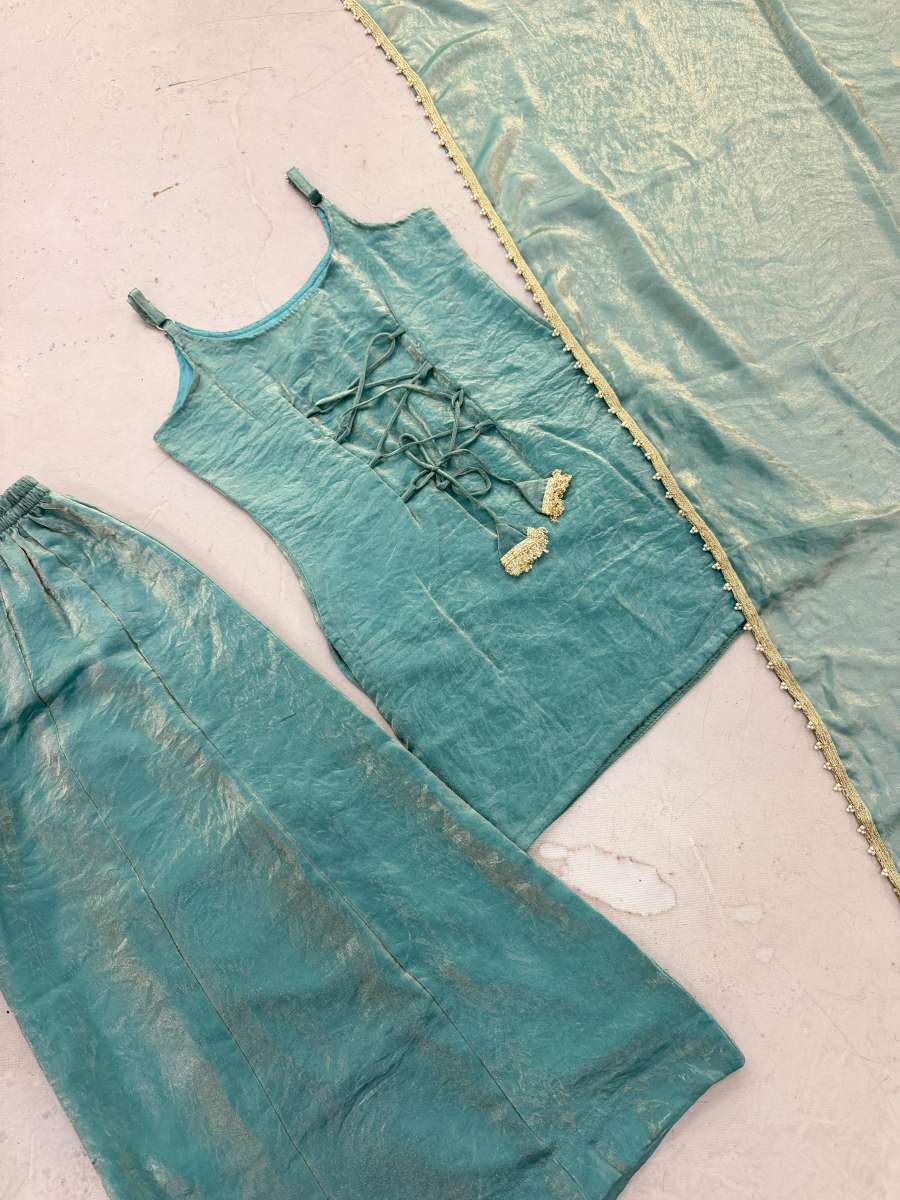 TRENDING DOREMON CRUSH REAL MIRROR AND EMBROIDERY SEQUENCE WORK TOP PALAZZO WITH DUPATTA WEDDING WEAR WHOLESALE PRICE ETHNIC GARMENT (1)