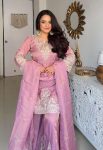 TRENDING FENDY SILK EMBROIDERY CHINE SEQUENCES WORK TOP PALAZZO WITH DUPATTA WEDDING WEAR WHOLESALE PRICE ETHNIC GARMENT (2)