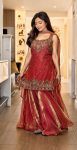 TRENDING FRENDY SILK BIDS HAND WORK WITH SEQUENCE MULTI NEEDLE EMBROIDERY AND ZARI WORK TOP PALAZZO WITH DUPATTA CASUAL WEAR WHOLESALE PRICE ETHNIC GARMENT (6)
