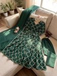 TRENDING MAL CHANDERI THRED & SEQUENCE WORK GOWN BOTTOM WITH DUPATTA FORMAL WEAR WHOLESALE PRICE ETHNIC GARMENT (8)