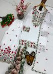 TRENDING ROMAN SILK EMBROIDERY SEQUENCES AND FANCY CUT WORK TOP PALAZZO WITH DUPATTA FESTIVAL WEAR WHOLESALE PRICE ETHNIC GARMENT (35)