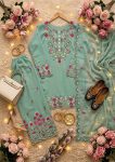 TRENDING ROMAN SILK EMBROIDERY SEQUENCES AND FANCY CUT WORK TOP PALAZZO WITH DUPATTA FESTIVAL WEAR WHOLESALE PRICE ETHNIC GARMENT (25)