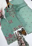 TRENDING ROMAN SILK EMBROIDERY SEQUENCES AND FANCY CUT WORK TOP PALAZZO WITH DUPATTA FESTIVAL WEAR WHOLESALE PRICE ETHNIC GARMENT (25)
