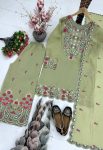 TRENDING ROMAN SILK EMBROIDERY SEQUENCES AND FANCY CUT WORK TOP PALAZZO WITH DUPATTA FESTIVAL WEAR WHOLESALE PRICE ETHNIC GARMENT (30)