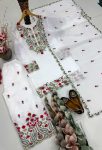 TRENDING ROMAN SILK EMBROIDERY SEQUENCES AND FANCY CUT WORK TOP PALAZZO WITH DUPATTA FESTIVAL WEAR WHOLESALE PRICE ETHNIC GARMENT (35)