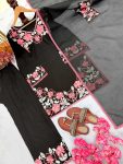 TRENDING SATIN RAYON EMBROIDERY THREAD WORK TOP BOTTOM WITH DUPATTA CASUAL WEAR WHOLESALE PRICE ETHNIC GARMENT (4)