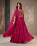 FANCY GEORGETTE MULTI SEQUENCE WITH EMBROIDERY WORK  KURTI RANI