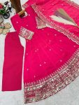 DESIGNER-FENDY-SILK-SEQUENCE-EMBROIDERY-WORK-KIDS-GOWN-BOTTOM-WITH-DUPATTA-FESTIVE-WEAR-WHOLESALE-PRICE-ETHNIC-GARMENT-3.jpg