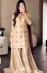 DESIGNER NATURAL CREPE EMBROIDERY 5 MM SEQUENCE WORK TOP PALAZZO WITH DUPATTA OFF WHITE
