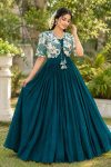 DESIGNER-VICHITRA-PLAIN-GOWN-WITH-FLORAL-POSITION-PRINTED-WORK-KOTI-FESTIVE-WEAR-WHOLESALE-PRICE-ETHNIC-GARMENT-16.jpg