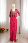 MODERN-CHINON-SILK-PLAIN-DRAPE-SKIRT-WITH-EMBROIDERY-MULTI-THREAD-CODING-SEQUENCE-WORK-BLOUSE-AND-KOTI-PARTY-WEAR-WHOLESALE-PRICE-ETHNIC-GARMENT-3.jpg