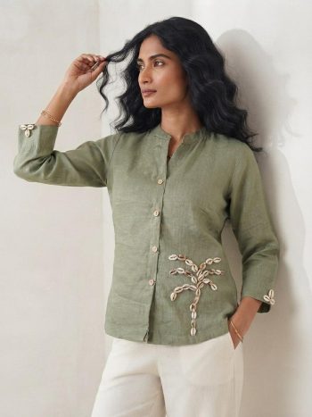 MODERN LINEN COTTON KODI WORK TOP PISTA