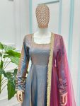 MODERN-SINDOOR-SILK-REAL-MIRROR-LACE-BORDER-WORK-GOWN-BOTTOM-WITH-DUPATTA-FESTIVE-WEAR-WHOLESALE-PRICE-ETHNIC-GARMENT-6.jpg