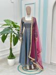 MODERN-SINDOOR-SILK-REAL-MIRROR-LACE-BORDER-WORK-GOWN-BOTTOM-WITH-DUPATTA-FESTIVE-WEAR-WHOLESALE-PRICE-ETHNIC-GARMENT-6.jpg