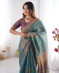 NEW-ARRIVAL-LINEN-TISSUE-SILK-PRINT-WORK-SAREE-WITH-UNSTITCHED-BLOUSE-FESTIVE-WEAR-WHOLESALE-PRICE-ETHNIC-GARMENT-1.jpg