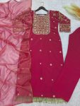 RICH-LOOK-ROMAN-SHIMMER-BEADS-AND-EMBROIDERY-SEQUENCE-WITH-LACE-BORDER-WORK-TOP-BOTTOM-WITH-DUPATTA-FESTIVE-WEAR-WHOLESALE-PRICE-ETHNIC-GARMENT-2.jpg