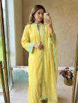 TRENDING CREPE SILK EMBROIDERY WORK TOP PATIYALA WITH DUPATTA YELLOW