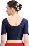 2NEW ARRIVAL DABBY COTTON LYCRA SELF DOTTED WORK STITCHED BLOUSE DAILY WEAR WHOLESALE PRICE ETHNIC GARMENT (22)