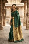 3NEW ARRIVAL PAITHANI SILK ZARI WEAVING WORK SAREE WITH UNSTITCHED BLOUSE FESTIVE WEAR WHOLESALE PRICE ETHNIC GARMENT (12)