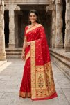 4NEW ARRIVAL PAITHANI SILK ZARI WEAVING WORK SAREE WITH UNSTITCHED BLOUSE FESTIVE WEAR WHOLESALE PRICE ETHNIC GARMENT (1)
