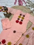 9RICH LOOK CHANDERI SILK EMBROIDERY WORK TOP BOTTOM WITH DUPATTA FESTIVE WEAR WHOLESALE PRICE ETHNIC GARMENT (4)