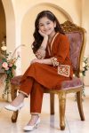 ATTRACTIV COTTON BLEND EMBROIDERY KID’S TOP DUPATTA DAILY WEAR WHOLESALE PRICE ETHNIC GARMENT (8)