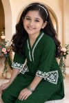 ATTRACTIV COTTON BLEND EMBROIDERY KID’S TOP DUPATTA DAILY WEAR WHOLESALE PRICE ETHNIC GARMENT (15)