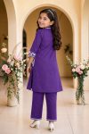 ATTRACTIV COTTON BLEND EMBROIDERY KID’S TOP DUPATTA DAILY WEAR WHOLESALE PRICE ETHNIC GARMENT (1)