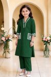 ATTRACTIV COTTON BLEND EMBROIDERY KID’S TOP DUPATTA DAILY WEAR WHOLESALE PRICE ETHNIC GARMENT (15)