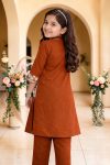 ATTRACTIV COTTON BLEND EMBROIDERY KID’S TOP DUPATTA DAILY WEAR WHOLESALE PRICE ETHNIC GARMENT (8)