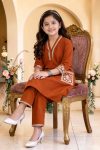 ATTRACTIV COTTON BLEND EMBROIDERY KID’S TOP DUPATTA DAILY WEAR WHOLESALE PRICE ETHNIC GARMENT (8)
