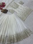 DESIGNER CHINON SILK EMBROIDERY SEQUENCE CODING WORK TOP PALAZZO WITH DUPATTA FESTIVE WEAR WHOLESALE PRICE ETHNIC GARMENT (8)